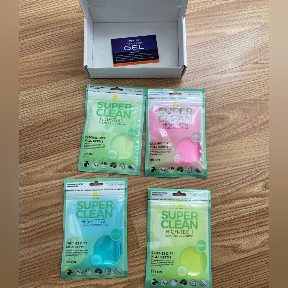 Fivejoy cleaning gel 4 pack - Picture 5 of 11